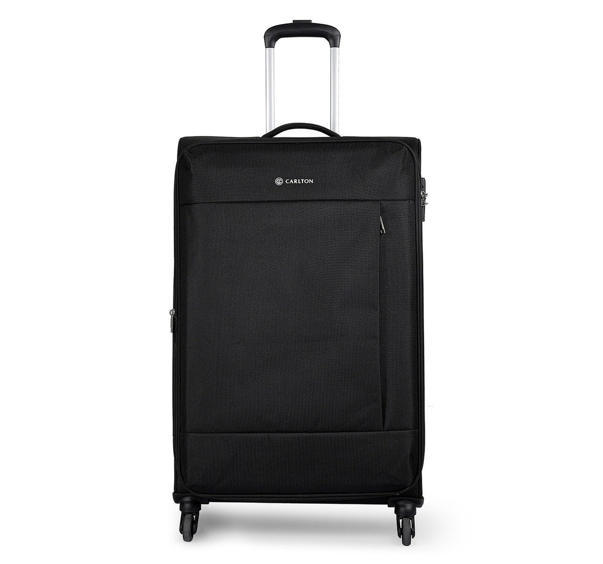Carlton Elante 4 Wheel Soft Trolley, 67 cm, Black