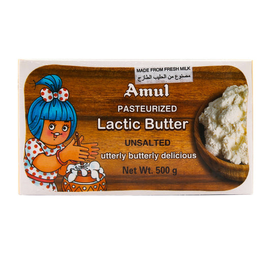 Amul Lactic Butter Unsalted 500 g Lulu Hypermarket