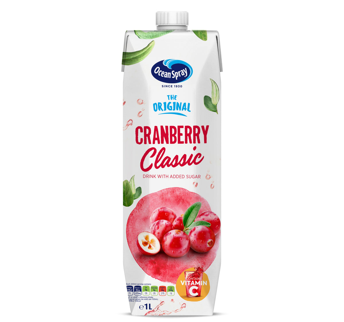 Ocean Spray Cranberry Classic Juice Drink 1 Litre