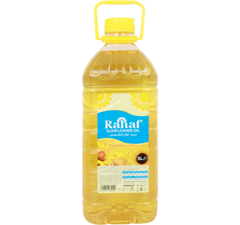 Rahaf Sunflower Oil 3 Litres Lulu Hypermarket