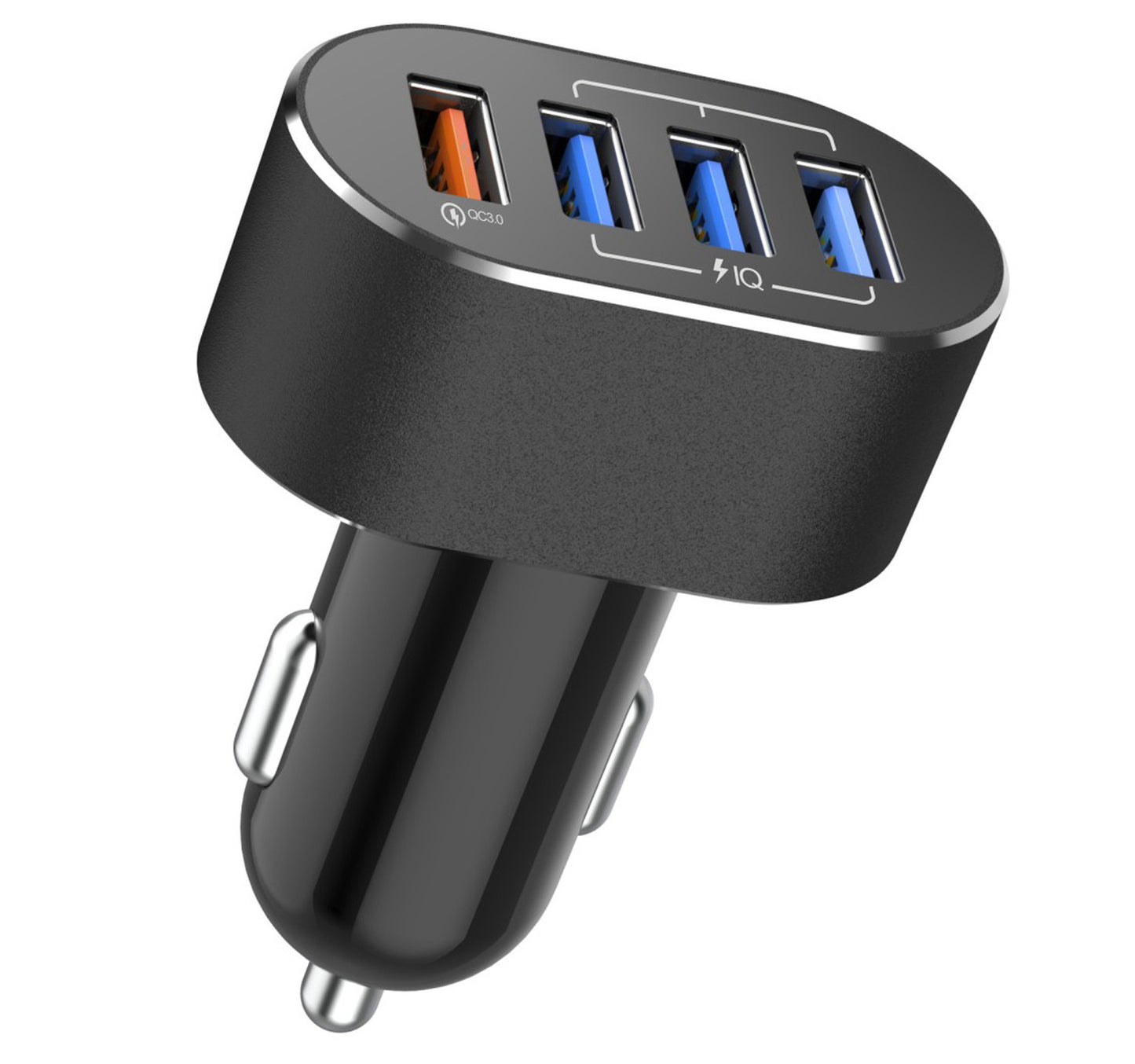Universal 4-USB Car Charger, UN-TCC30 Lulu Hypermarket