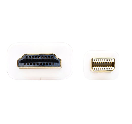 Trands Mini Display Port to HDMI Cable Male to Male Supports 1080p 2 meter CA5260
