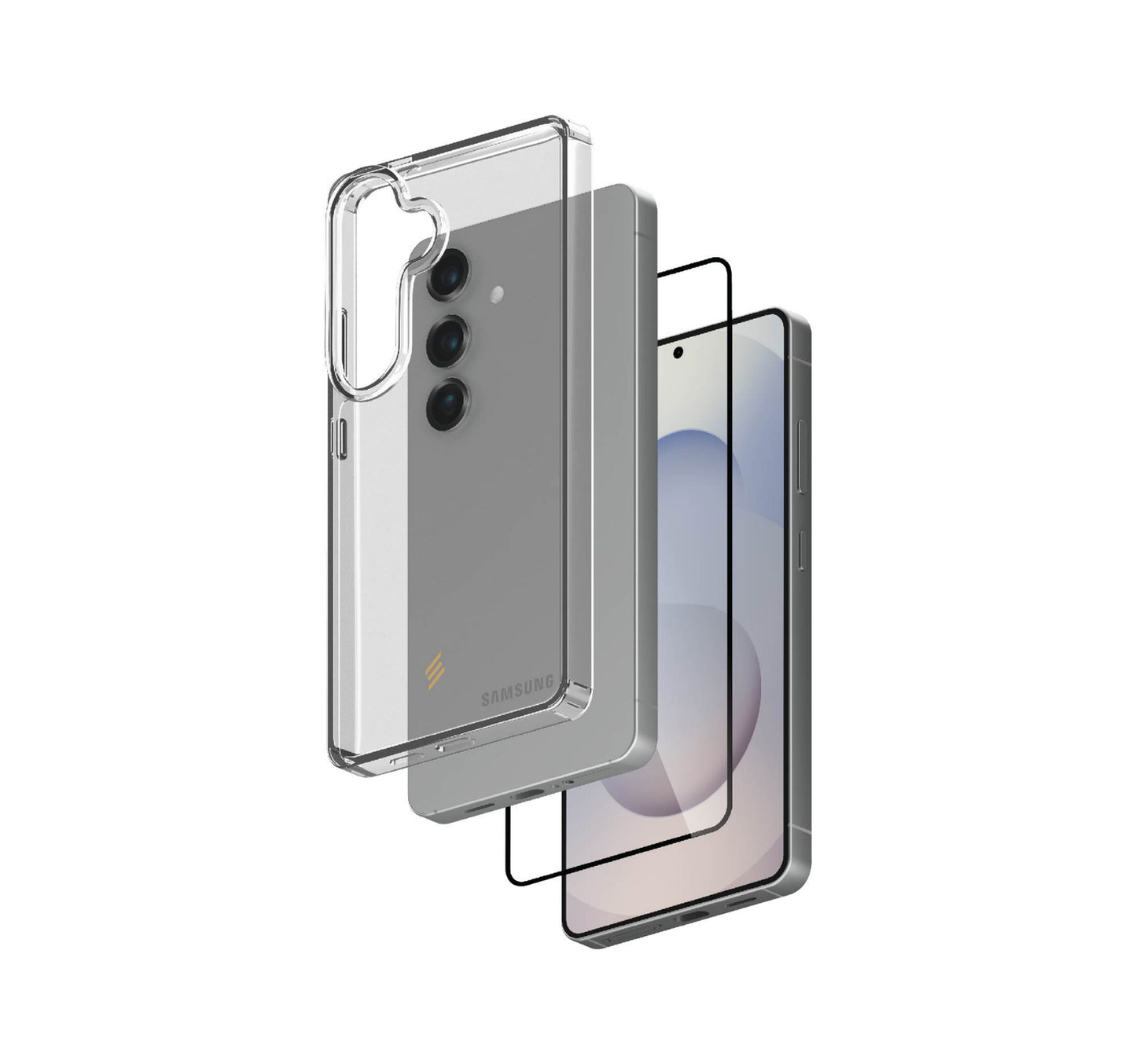 Smartix Samsung Galaxy S25 Plus Clear Case + Screen Protector IGS25PBNL Lulu Hypermarket