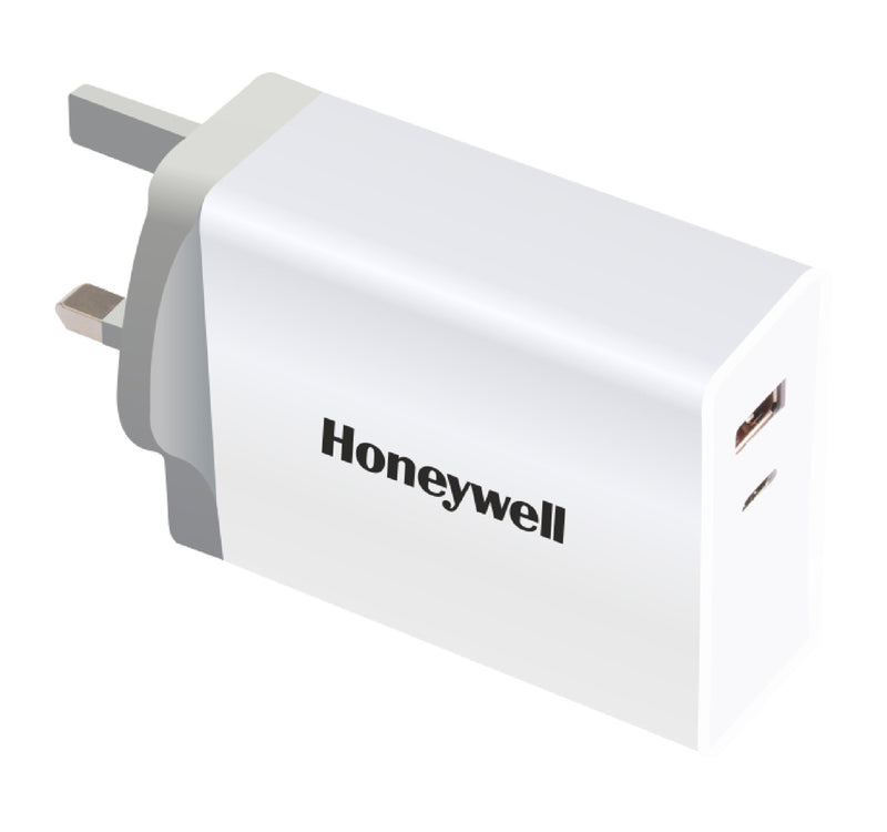 Honeywell ZEST Dual USB Wall Charger, 60 W, White, HC000016 Lulu Hypermarket