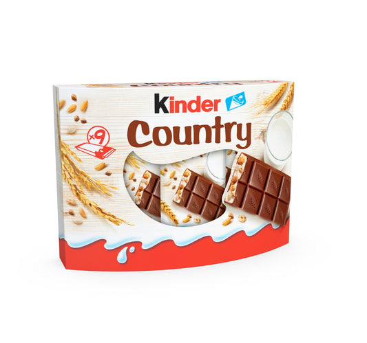 Kinder Country 9 Bars 211.5 g Lulu Hypermarket