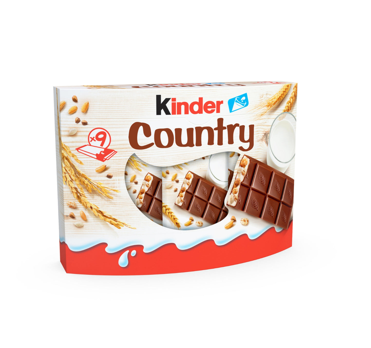 Kinder Country 9 Bars 211.5 g Lulu Hypermarket