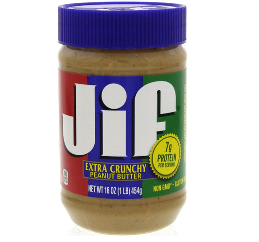 Jif Extra Crunchy Peanut Butter 454 g