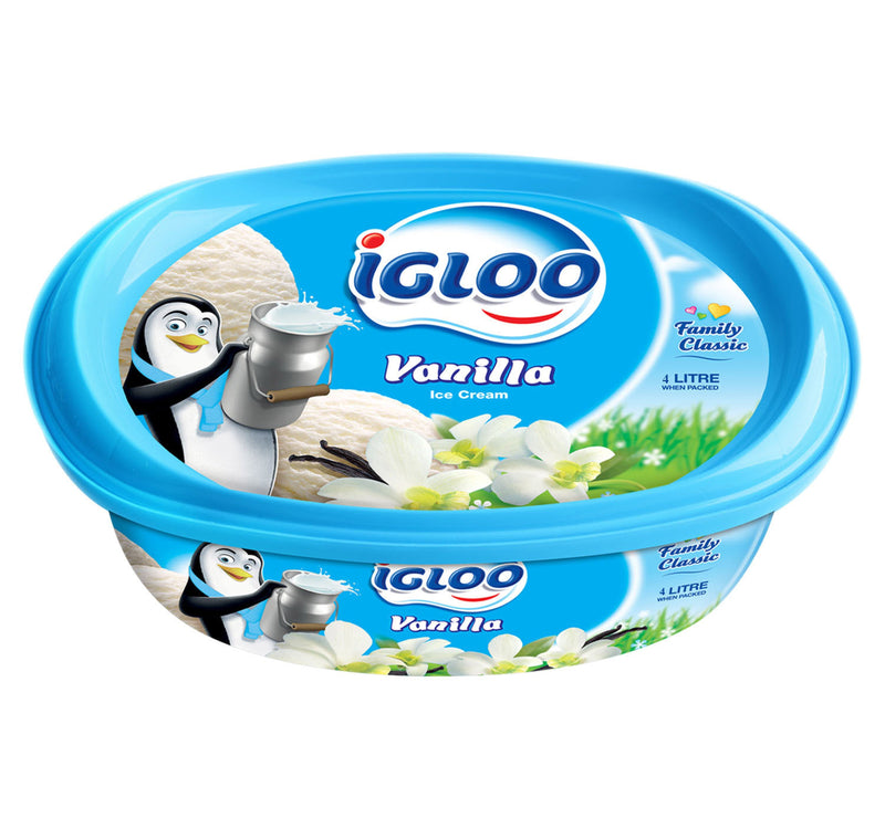 Igloo Vanilla Ice Cream 4 Litres