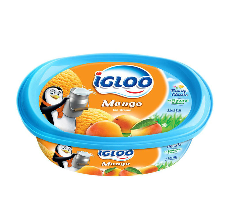 Igloo Mango Ice Cream 1 Litre
