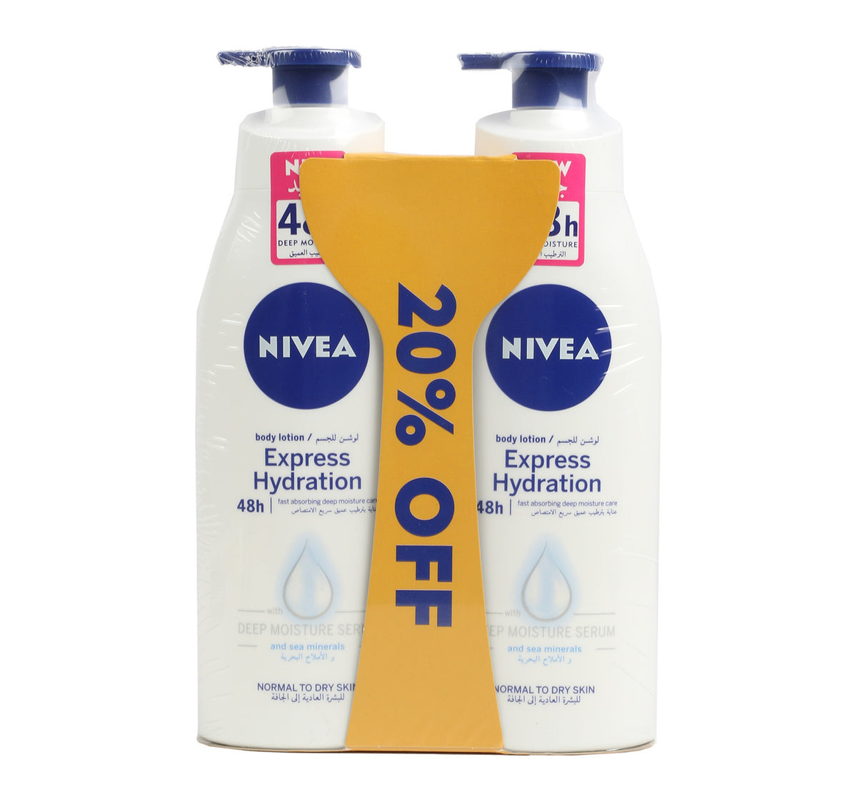 Nivea Assorted Body Lotion Value Pack 2 x 400 ml