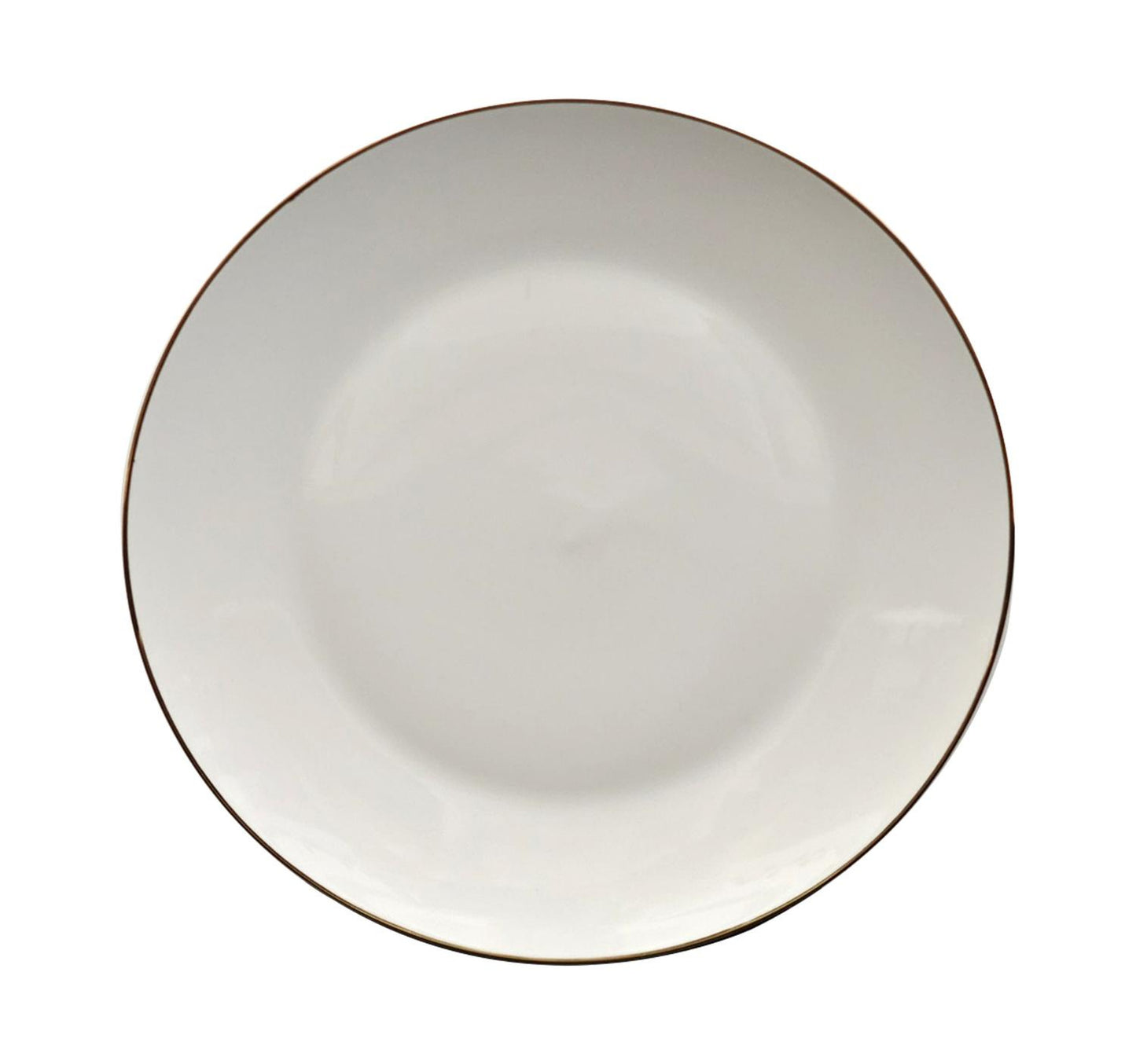 Pearl Noire Dinner Plate, 10.5 inches, White, NBC105GR-LIM