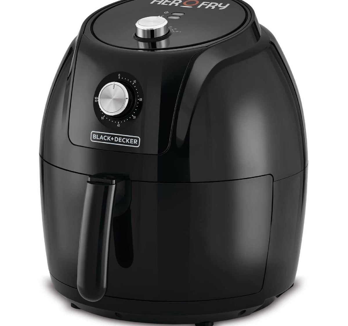 Black+Decker 5.6 L Aerofry Mechanical Control Air Fryer, 1800 W, Black, AF575-B5