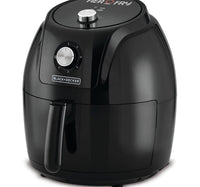 Black+Decker 5.6 L Aerofry Mechanical Control Air Fryer, 1800 W, Black, AF575-B5