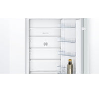 Bosch Built-In Fridge, Bottom Freezer Refrigerator KIV87NSF0M 268 Litre (Net Capacity), 590 Litre (Gross Capacity), White