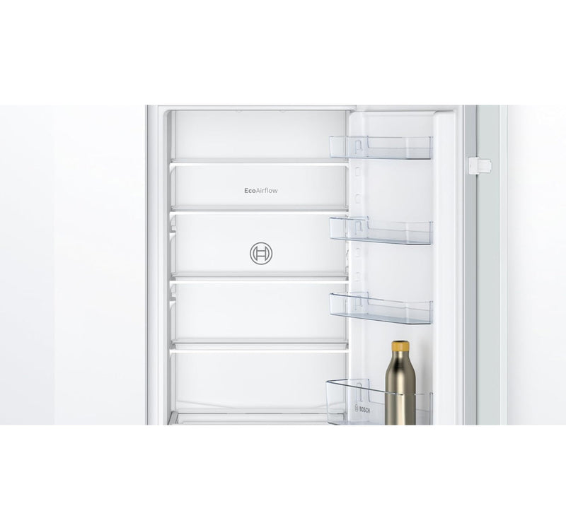 Bosch Built-In Fridge, Bottom Freezer Refrigerator KIV87NSF0M 268 Litre (Net Capacity), 590 Litre (Gross Capacity), White