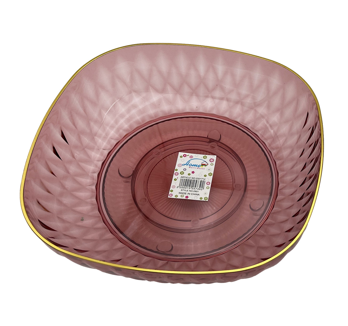 Home Polypropylene Coloured Bowl, 8.2 x 23 cm, Assorted, MK06-2901BOW