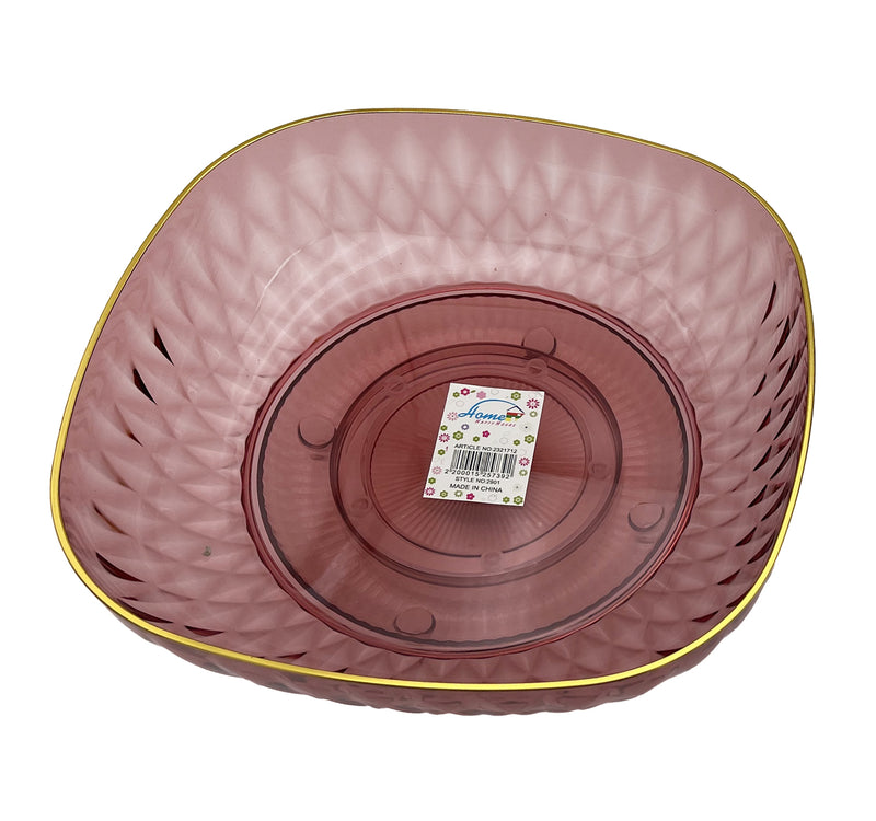 Home Polypropylene Coloured Bowl, 8.2 x 23 cm, Assorted, MK06-2901BOW