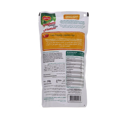 Del Monte Sweet Style Spaghetti Sauce 250 g