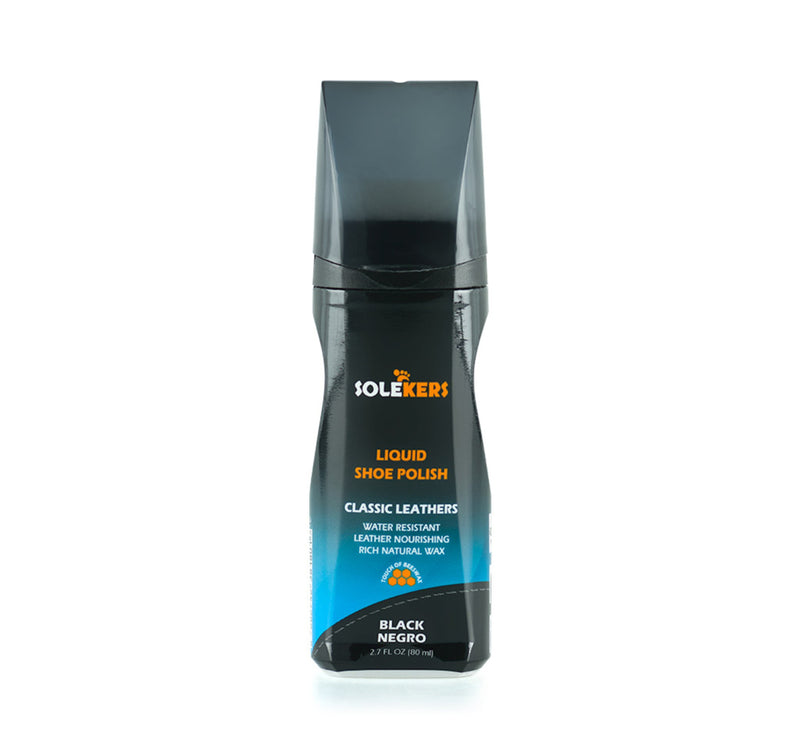 Solekers Liquid Shoe Polish Black 80 ml
