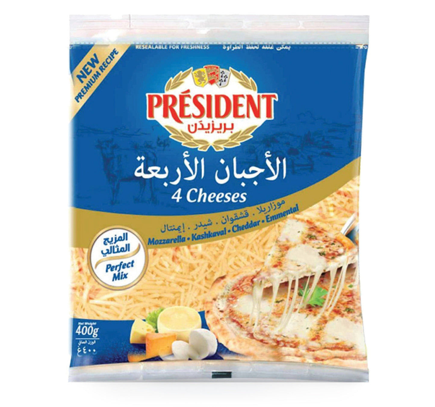 President 4 Cheeses 400 g Sultan Center