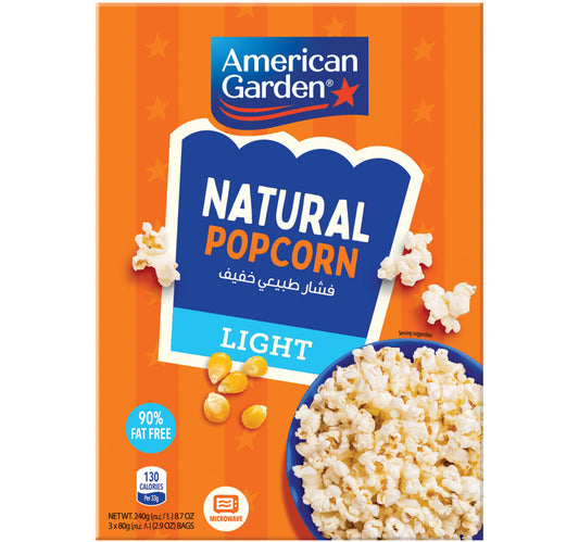 American Garden Natural Popcorn Light 240 g Lulu Hypermarket