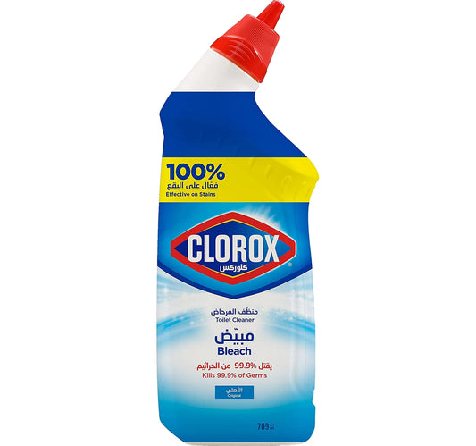 Clorox Toilet Cleaner Original Scent with Bleach 709 ml