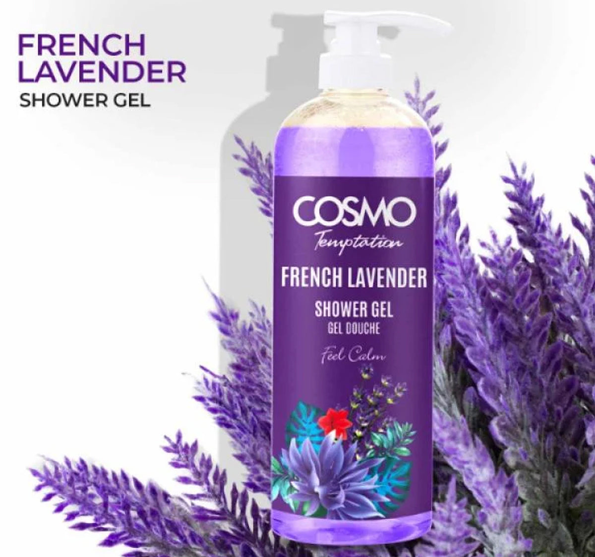 Cosmo Temptation French Lavender Shower Gel 1 Litre