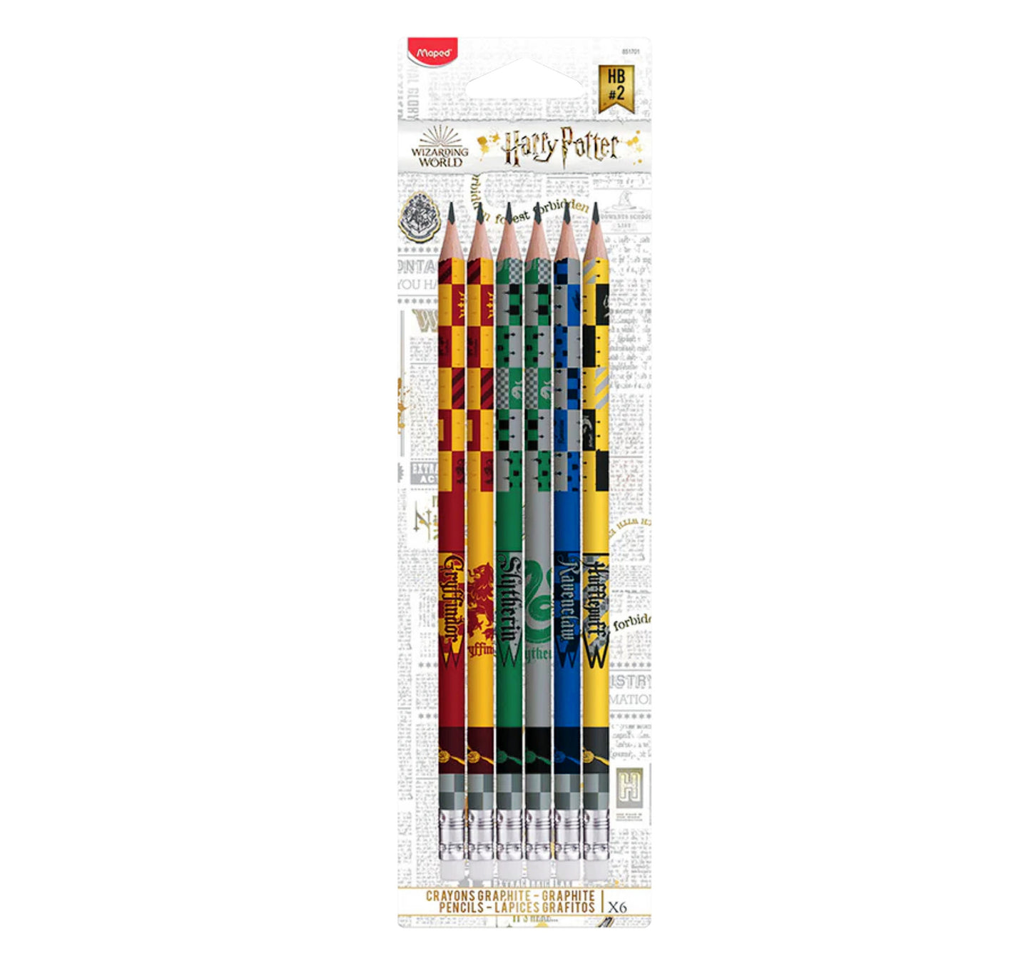 Maped Harry Potter Graphite Pencils 6pcs