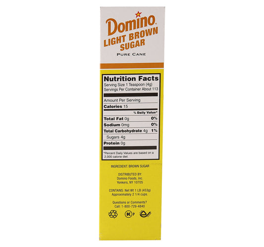 Domino Brown Sugar Light 453 g