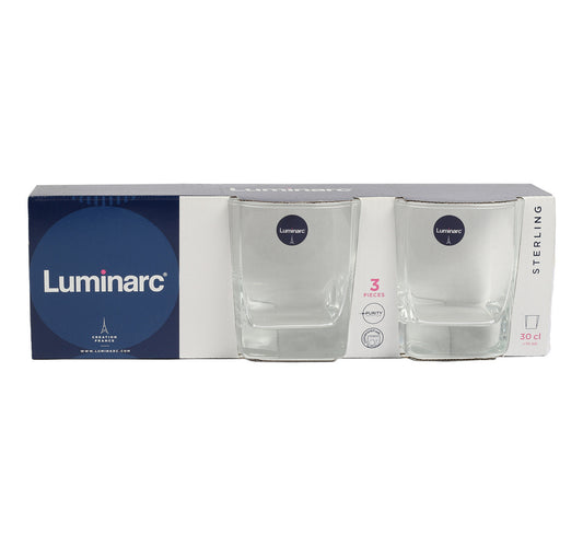 Luminarc Sterling Old Fashion Tumbler, 30 cl, 3 pcs