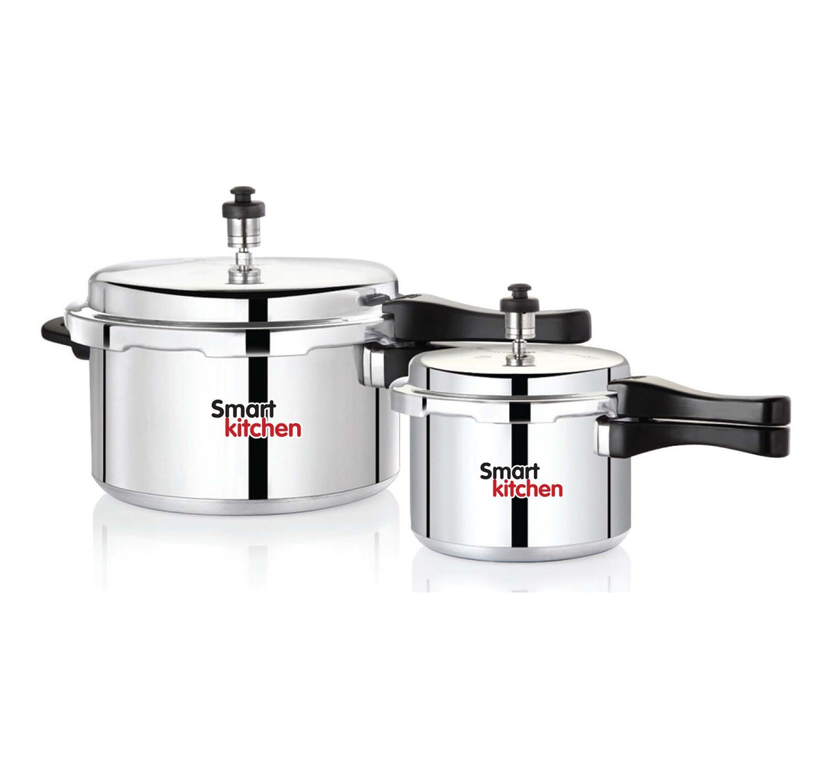 Smart Kitchen Aluminum Pressure Cooker 5Ltr + 3Ltr India