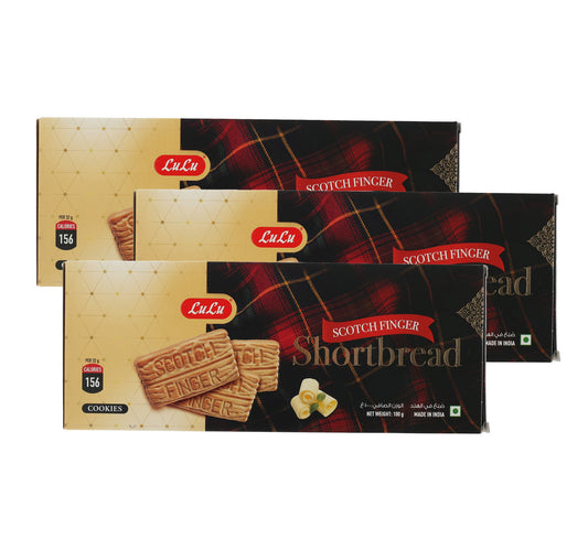 LuLu Scotch Finger Shortbread 3 x 100 g Lulu Hypermarket