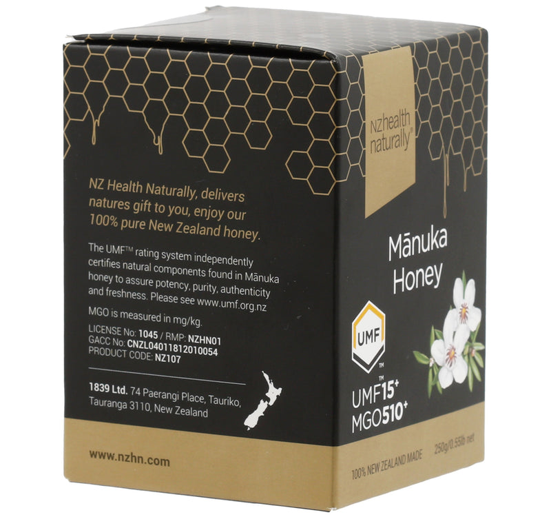 NZ Health Naturally UMF15+ Manuka Honey 250 g