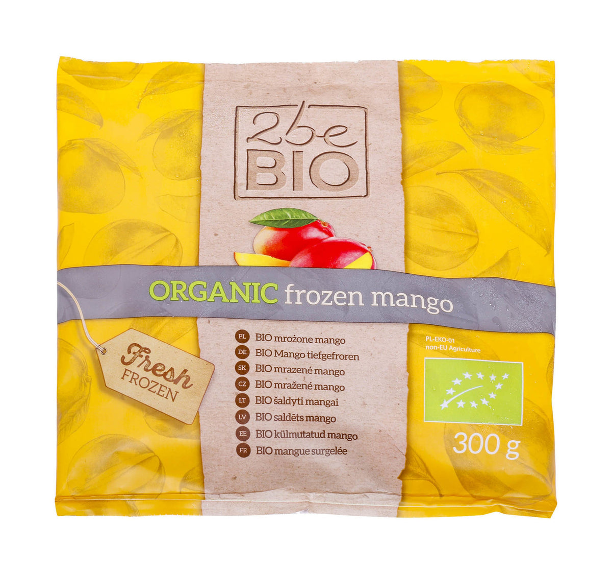 2be Bio Organic Frozen Mango 300 g Lulu Hypermarket