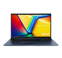 لابتوب أسوس فيفوبوك 15، شاشة 15.6 بوصة FHD 60 هرتز، معالج AMD Ryzen 7-7730U، ذاكرة وصول عشوائي (RAM) سعة 16 جيجابايت، قرص SSD سعة 512 جيجابايت، نظام التشغيل Windows 11 Home، أزرق، M1502YA-NJ116W