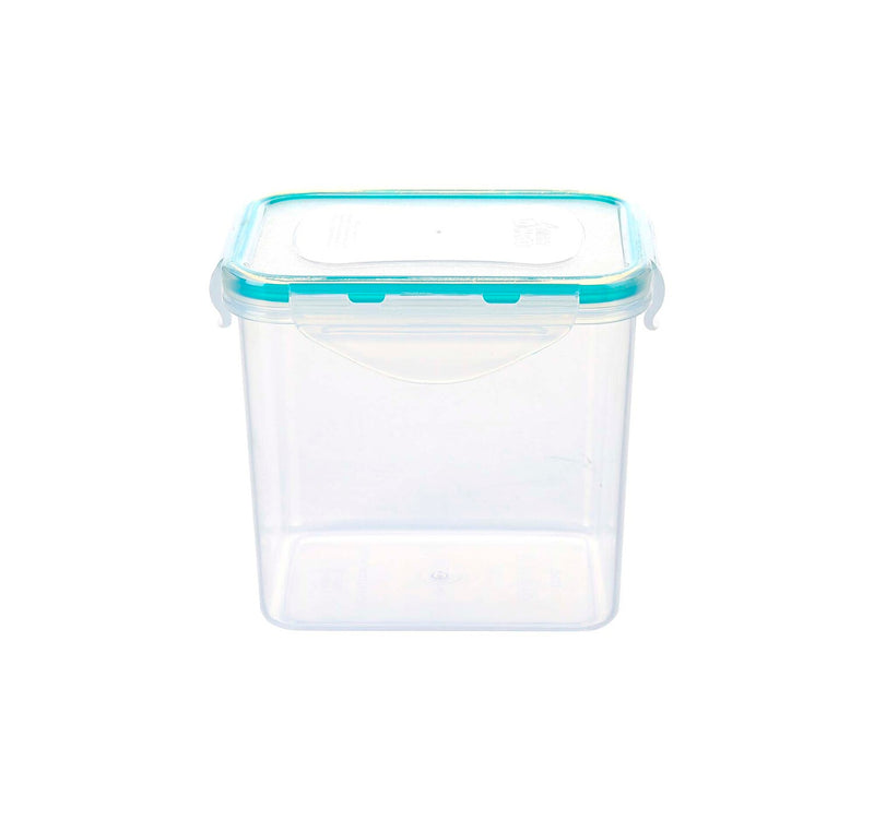 4 Side Locked Plastic Container, Transparent, CP023