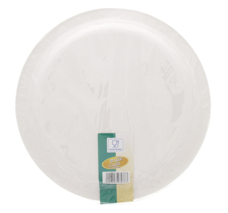 Home Mate Sugarcane Pulp Plate 9inch 20pcs