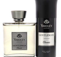 Yardley EDT Gentleman Classic 100 ml + Deodorant Body Spray For Men 150 ml