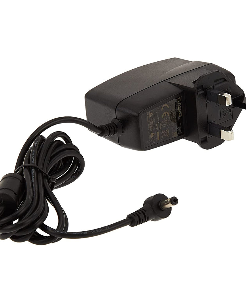 Casio 3 Pin Power Supply AC Adaptor, Black, ADE95100
