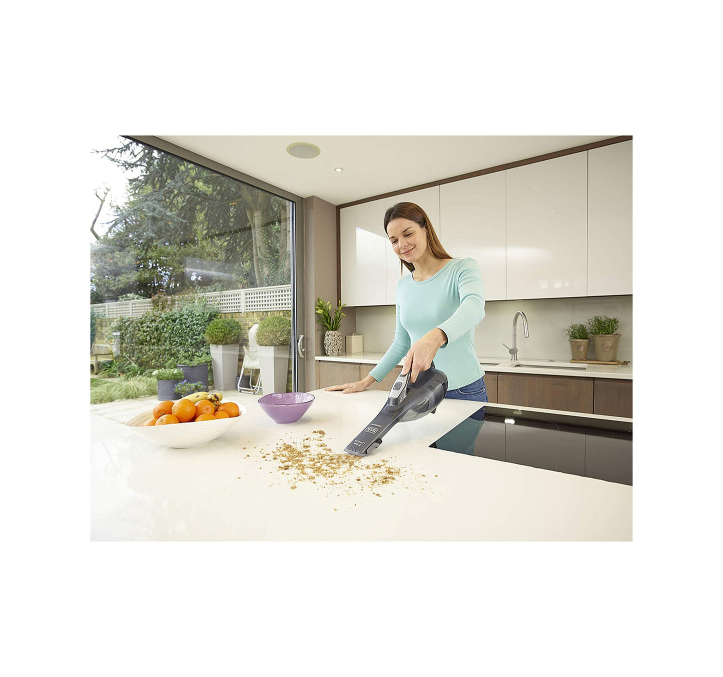 Black+Decker Dustbuster Cordless Hand Vacuum Cleaner DVA320J-B5 25W