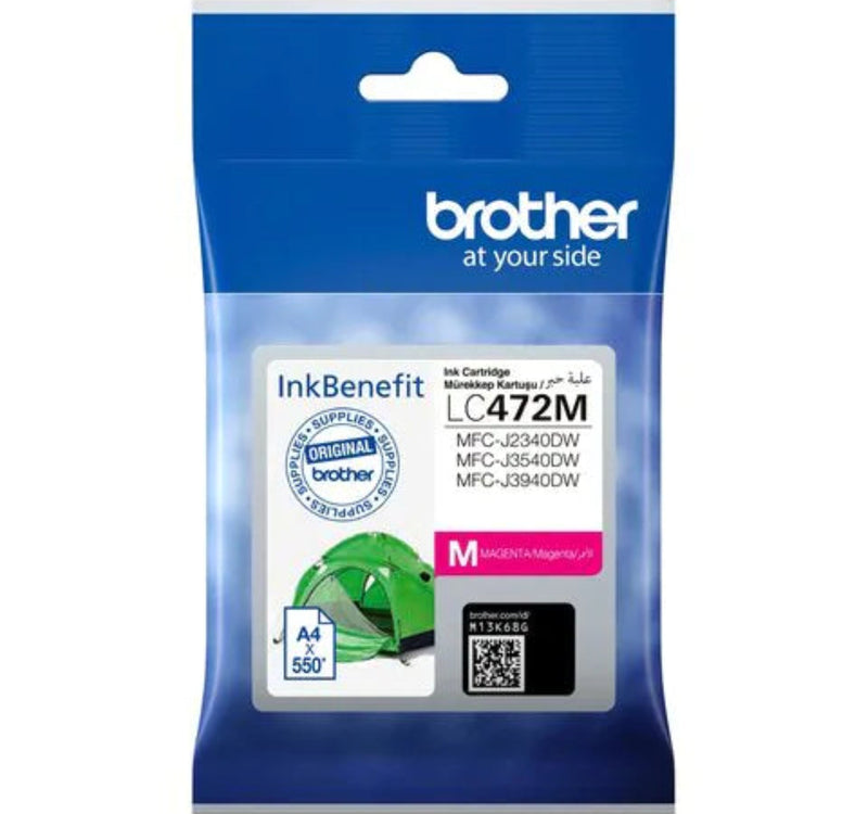 Brother Standard Yield Innobella Ink Cartridge, Magenta, BG-LC472M