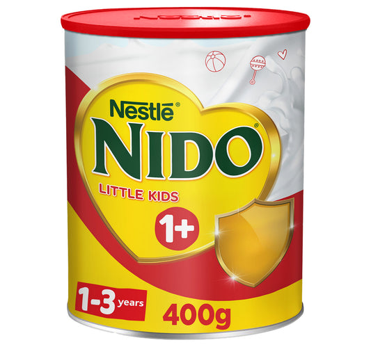 Nestle NIDO Little Kids 1+ Growing Up Milk Powder Tin For Toddlers 1-3 Years 400 g