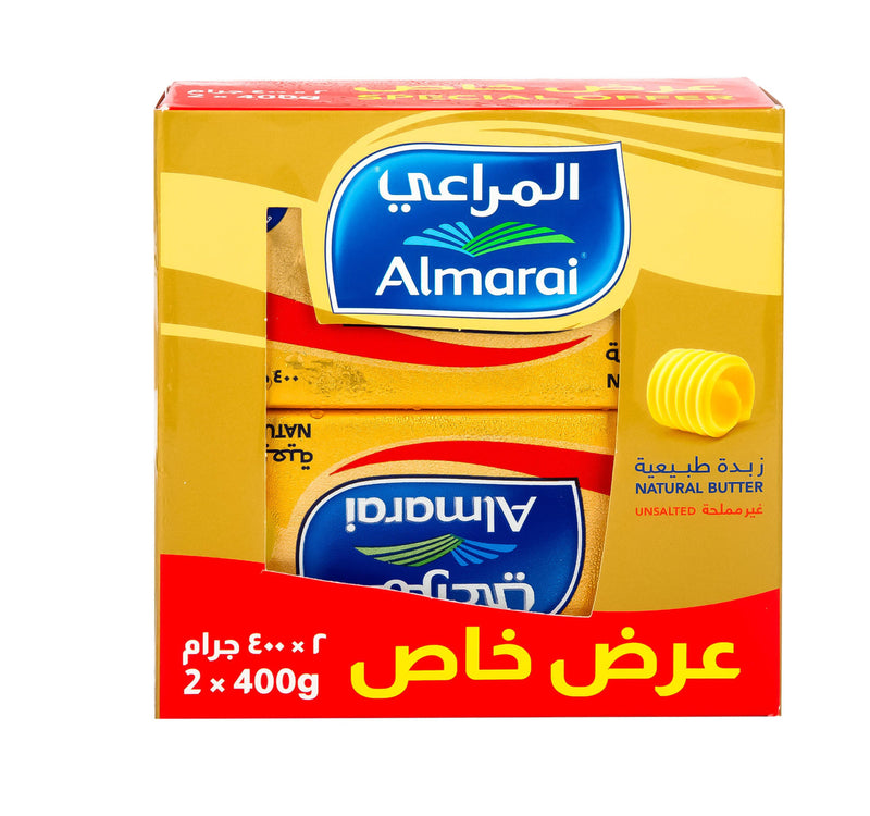 Almarai Unsalted Butter 2 x 400 g Lulu Hypermarket