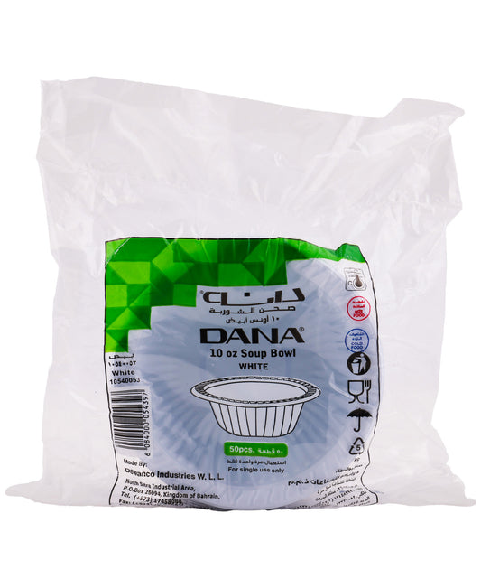 Dana Plastic Soup Bowl 10oz 50 pcs
