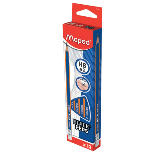 Maped Navy HB Pencil 12's 851821