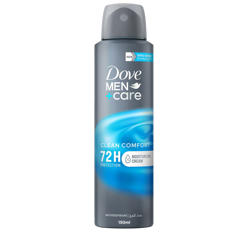 Dove Clean Comfort Men + Care Anti-Perspirant Spray 150 ml