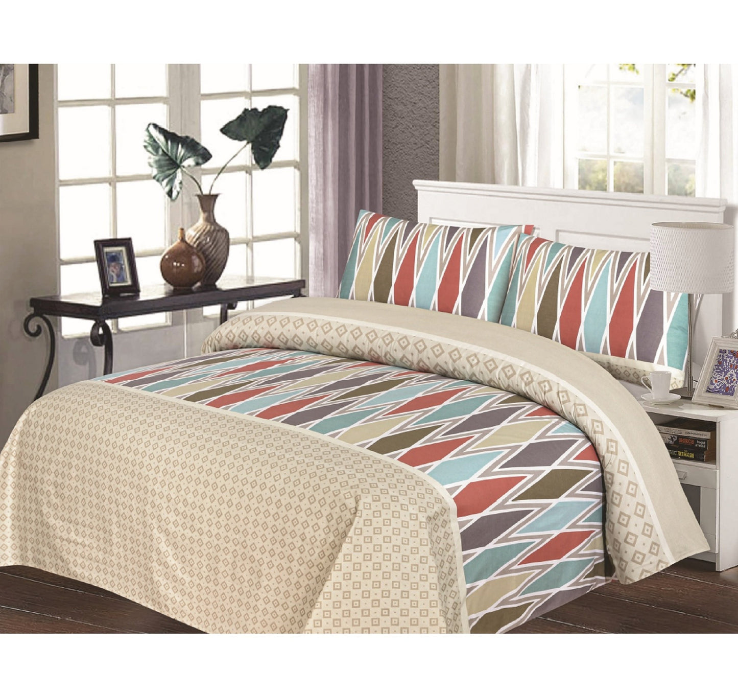 Austir Bedsheet 259x274cm Assorted