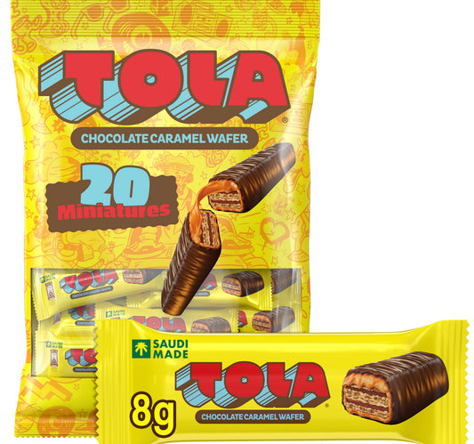 Nestle Tola Miniatures Chocolate Caramel Crispy Wafer 20 x 8 g Lulu Hypermarket