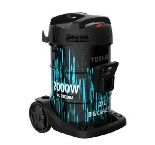 Toshiba 21L Drum Vacuum Cleaner, 2000W, Assorted, VC-DR200