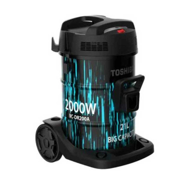Toshiba 21L Drum Vacuum Cleaner, 2000W, Assorted, VC-DR200